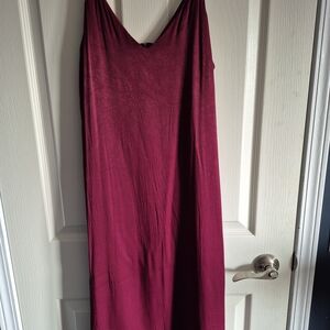 GAP Deep Red Slip Dress